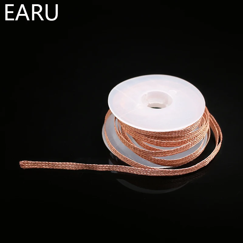 1mm-4mm Width 1.5 3M Length Desoldering Braid Welding Solder Remover Wick Wire Lead Cord Flux BGA Repair Tool