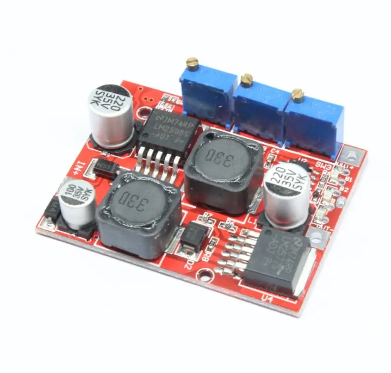 1PCS Solar Energy Automatic Buck Step Down Booster Step-up Current Voltage Power Supply Module LM2596 LM2577