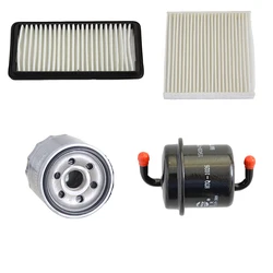 Car Air Filter Cabin Filter Oil Filter Fuel Filter for Suzuki Swift 1.3L 13780-77J00 80292-SBG-W01 15601-87703 15430-77J00-000