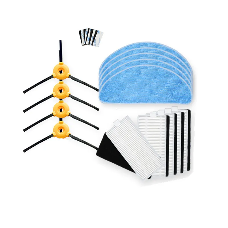 5* iboto aqua v710 HEPA Filter Sponge Filters 5* Side Brushes 5* Mop Clothes for iboto aqua v710 Robotic Vacuum Cleaner Parts