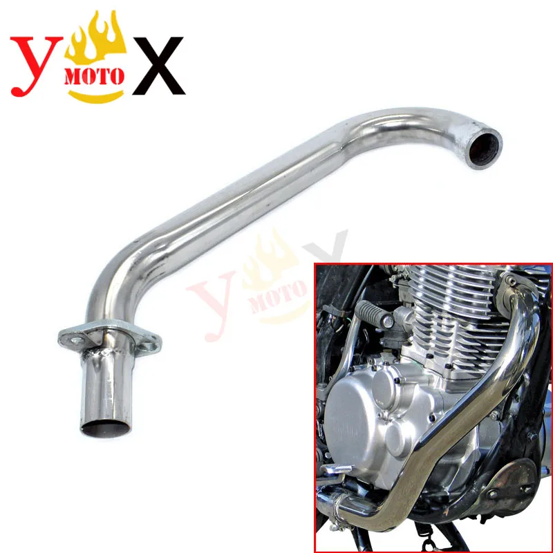 Modification Manifold Header Exhaust Pipe Steel For Yamaha SR400 SR500 1978-2009 1979 1980 1981 1982 1983 1984 1985 1986 1987