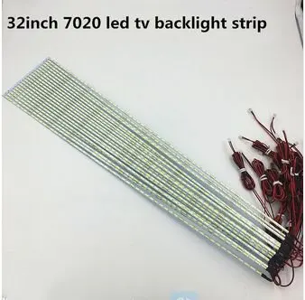 10 parts / los 32 inches from lededge strip aluminiumplatte strip backlight lamps led tv backlight strips 355mm