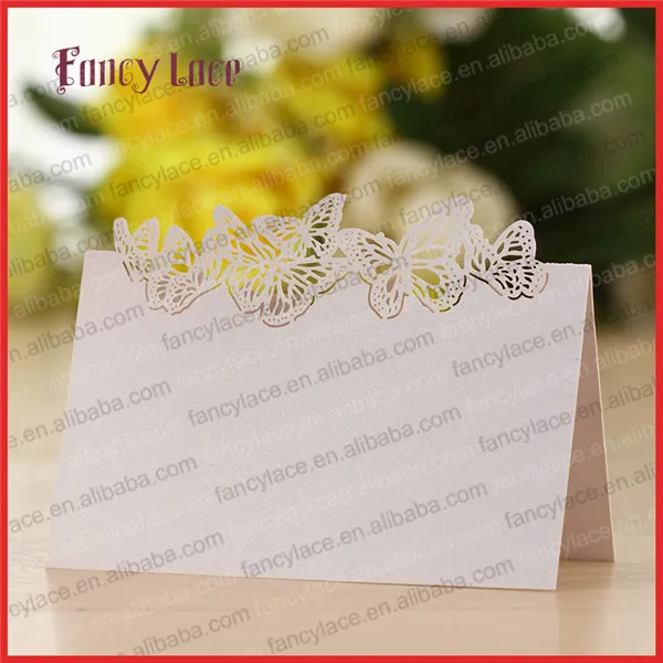 

30PCS Hot Sale Laser Cut Butterfly Wedding Invitation Decoration Place Card, High Quality Table Name Cards Event Party Decor