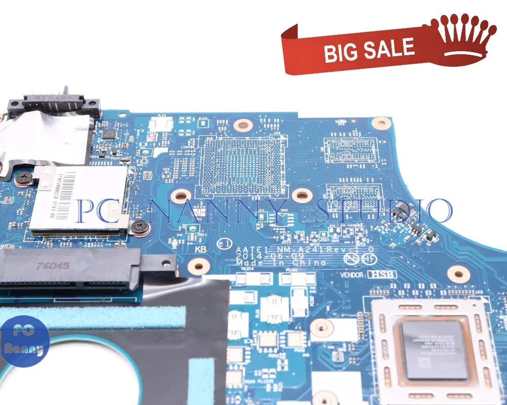 Placa-mãe para computador, testada, para lenovo ideapad e555