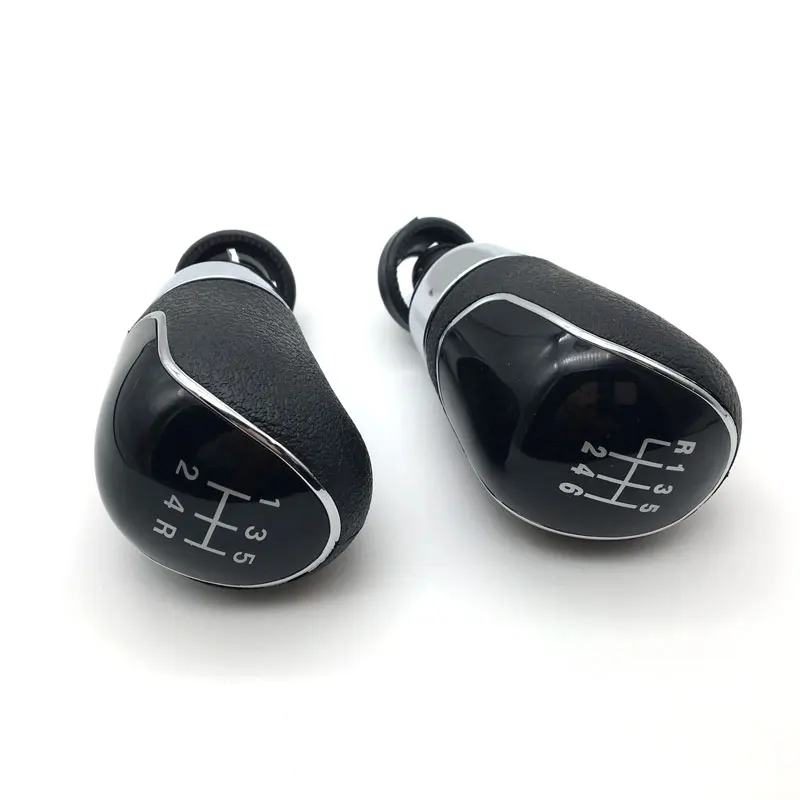 Silver/ Black Car Gear Manuel Stick Shift Knob Shifter Knob For FORD FOCUS MK2 MONDEO MK3 C-MAX S-MAX TRANSIT GALAXY FIESTA