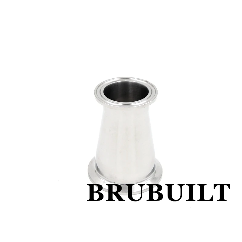 Tri Clover Compatible  Concentric Reducer 1.5"TC x  1"TC