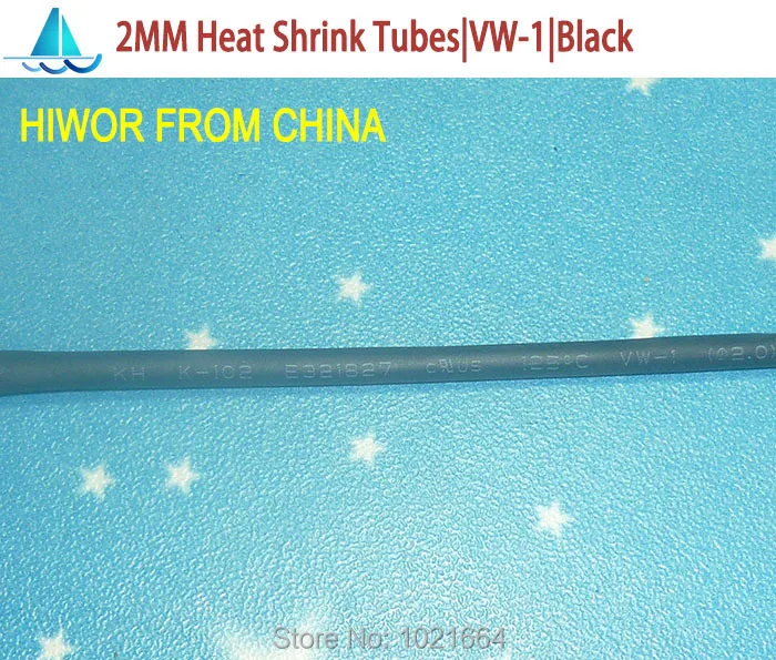 熱収縮チューブ,絶縁スリーブ,メートル/ロット,2mm