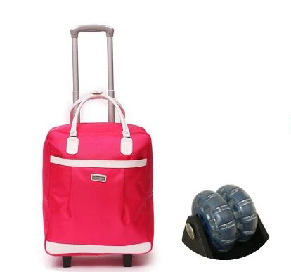 Women travel bags wheels Travel trolley bags sets travel handbag Nylon large capacity Travel Rolling Luggage Suitcases Bags