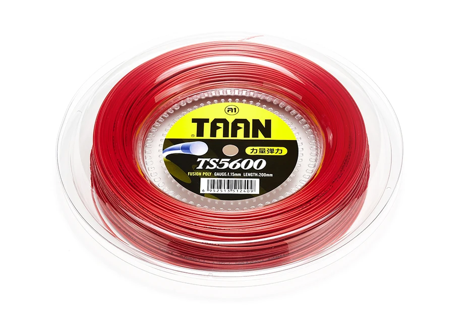 1 Reel TAAN 1.15mm TS5600 Tennis Racket String Fusion Poly Durable Tennis Training Power String 200m