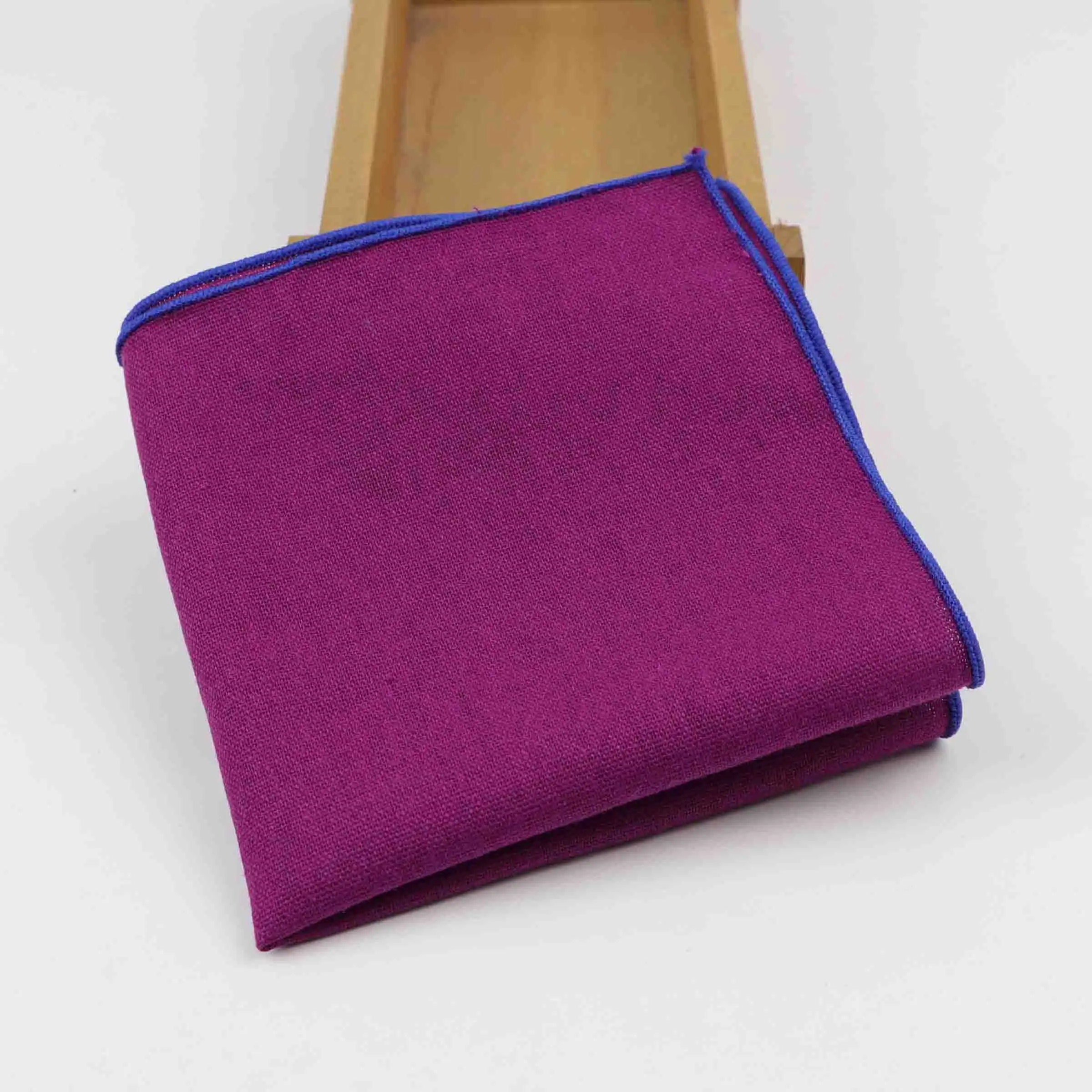 Men's Solid Cotton Handkerchiefs Pocket Square