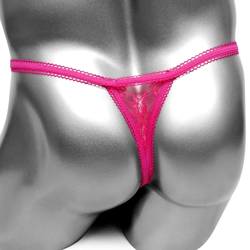 Pizzo Sissy Del Sacchetto Del Rigonfiamento Mutandine E Boxer Vedere Attraverso Sexy Perizoma Lingerie per Gli Uomini Biancheria Intima Bowknot
