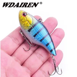 1Pcs Sinking VIB vibration ice fishing Wobblers Lure 7.5cm 18g winter hard bait Crankbait carp leurre pesca fishing Tackle