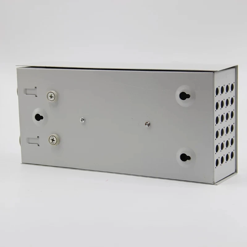 FTTH FC пустая Клеммная коробка 24 ядра SPCC 24 порта FC волоконно-оптическая коммутационная панель FTTX распределительная коробка бежевый ELINK 1,0 мм утолщенный