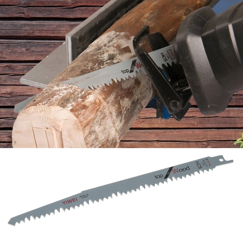 5 Pcs 240mm High Carbon Steel Reciprocating Saw Blades Sabre For Wood