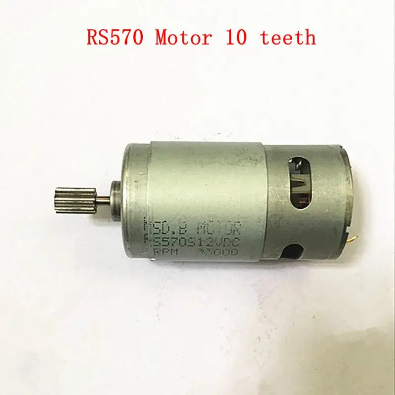 Moteur 12v 6v, cc 65W à couple élevé pour enfants, voiture électrique, moteur 570 35000 tr/min, à courant continu et à grande vitesse, pour motocyclette