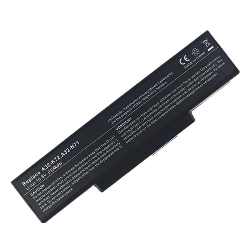 New Laptop A32-K72 battery for Asus A72 A72D A72DR A72F A72J A72JK A72JR K72 K72D K72DR K72DY K72F K72J K72JA K72JB K72JC K72JE