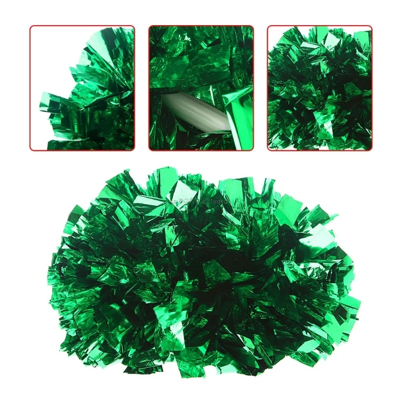 Handheld Pom Poms Cheerleader Cheerleading Cheer Decor