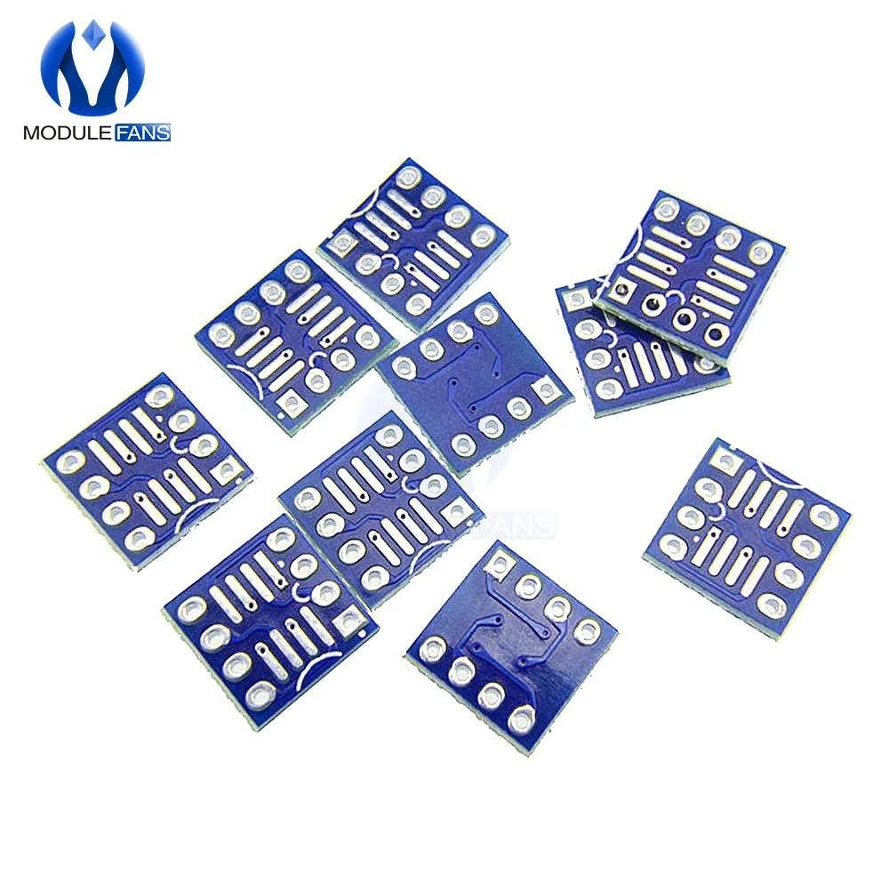 50PCS SOP8 SO8 SOIC8 TO DIP8 Interposer Board Pcb Board Adapter Plate New