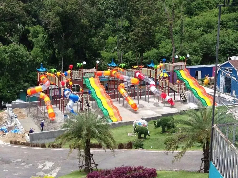 Super équipement de parc aquatique, aire de jeux aquatique Anti-rouille, toboggan, Direct usine, HZ16-178a