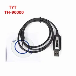 Car radio TYT TH-9000D 10km Walkie talkie professional USB Programming Cable with CD software tranceiver DATE for tyt th-9000D