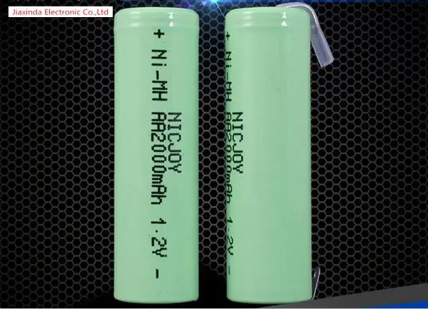 AA2000mah 1.2V AA 2000mah 1.2V Rechargeable battery AA2000mah1.2V  NO.5 Ni-MH NiMH battery witrh leg 10PCS/lot