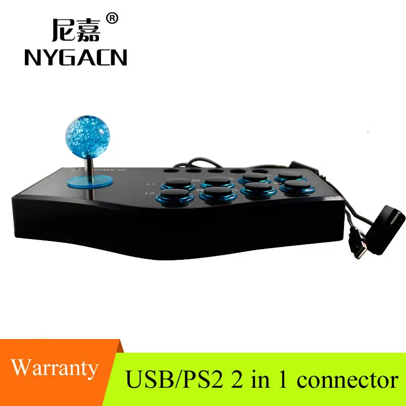 USB Arcade Fight Stick Street Fighting Joystick Gamepad controller for PS3 / PC / Android, USB PC Street Fighter Arcade Game