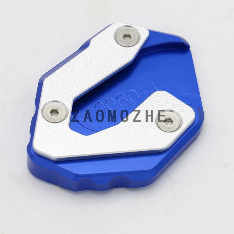 Motorcycle Accessories CNC Side Kickstand Stand Extension Plate For YAMAHA XSR900 Abarth MT-09 MT09 Tracer 900 GT