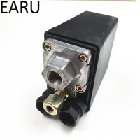 Heavy Duty Air Compressor Pressure Switch Control Valve 90 PSI -120 PSI Air Compressor Switch 1 / 4 Port Control Controller 220V