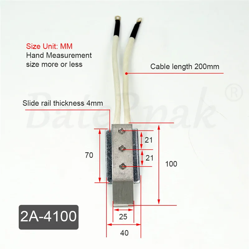 Bateria pak-conjunto de peças para máquina aquecedora automática, compatível com dsi dba200, 380v, 2a4100/2a4102