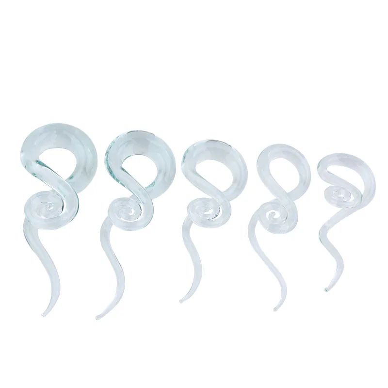 1 Paire De Tunnels D'oreille (tear Drop) En Acier Inoxydable - Tailles De 8mm à 25mm - Pour Stretching, Piercing - 11