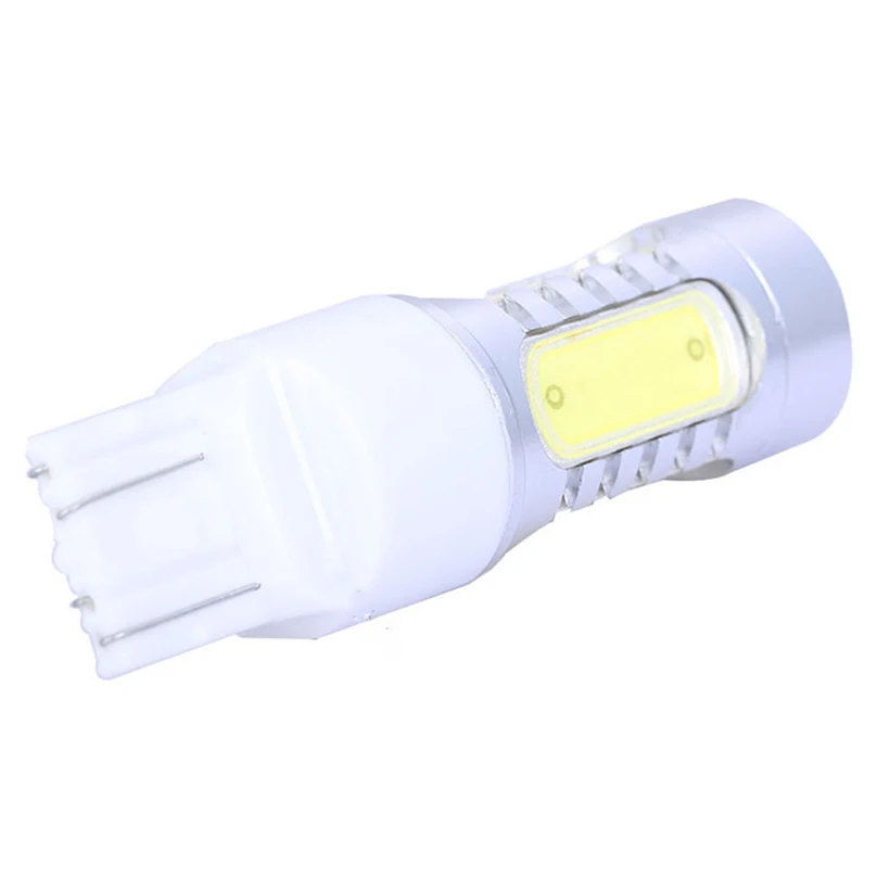 2Pcs T20 7443 7440 W21 WY21W 7444 5 COB Turn Signal Reverse Led Light Brake lights Car Styling white red yellow DC12V