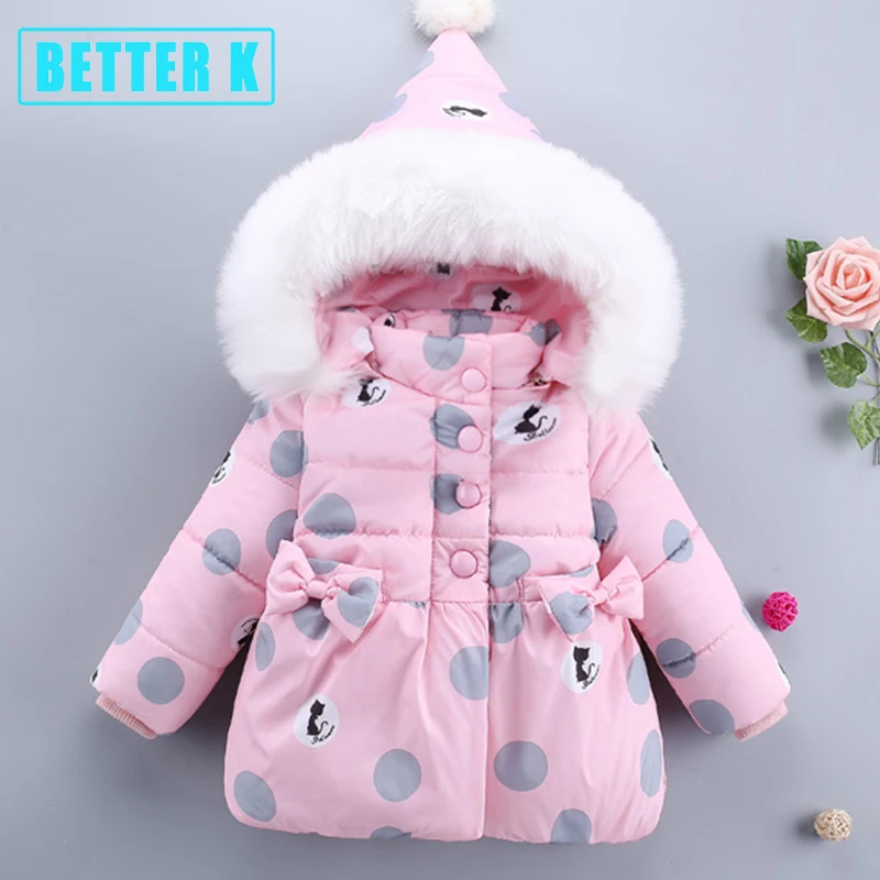 Children Coat Baby Girls Winter Coat Girl\'s Warm Baby Jacket Winter Outerwear Thick Kids Girl Clothing Girl Winter Jacket Coat