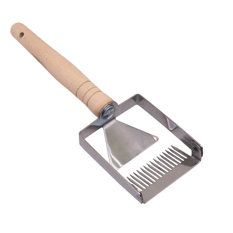 1 Pcs Standard scraper Stainless steel Bee pollen shovel Apiary Suit beekeeper Beekeeping tools Honey Bee Hives equipment