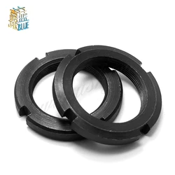 2PCS  Round Nut Slotted Nut Four Slot Nut Retaining Nut M10 M12 M14 M16 M18 M20 M22 M24 M25 M26 M28 M60  GB812