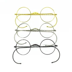 Small Size 40 42 44mm Vintage Round Metal Full Rim Reading Glasses 25 50 75 100 125 150 175 200 225 250 275 300 325 350 375 400