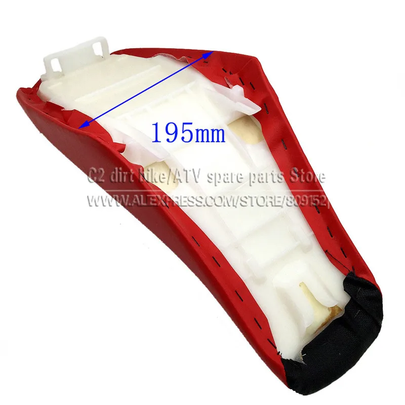 Red /Blue Flat Tall Foam Seat Saddle Fit For Kayo YY70 HK160R TY125 CRF70 Style 125cc 140cc 150cc Pit Pro Racing TRAIL DIRT BIKE