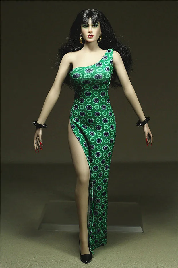 1/6 scale figure doll accessories Evening dress for 12