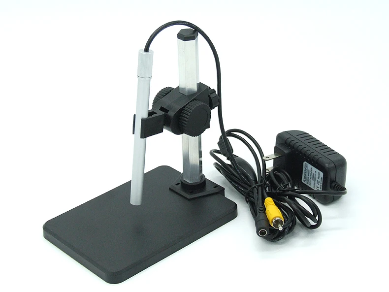 New Model HD 2Mega-Pixels 1-600X Continous Focusing AV Microscope CMOS Borescope Suitable For  Industrial Purpose