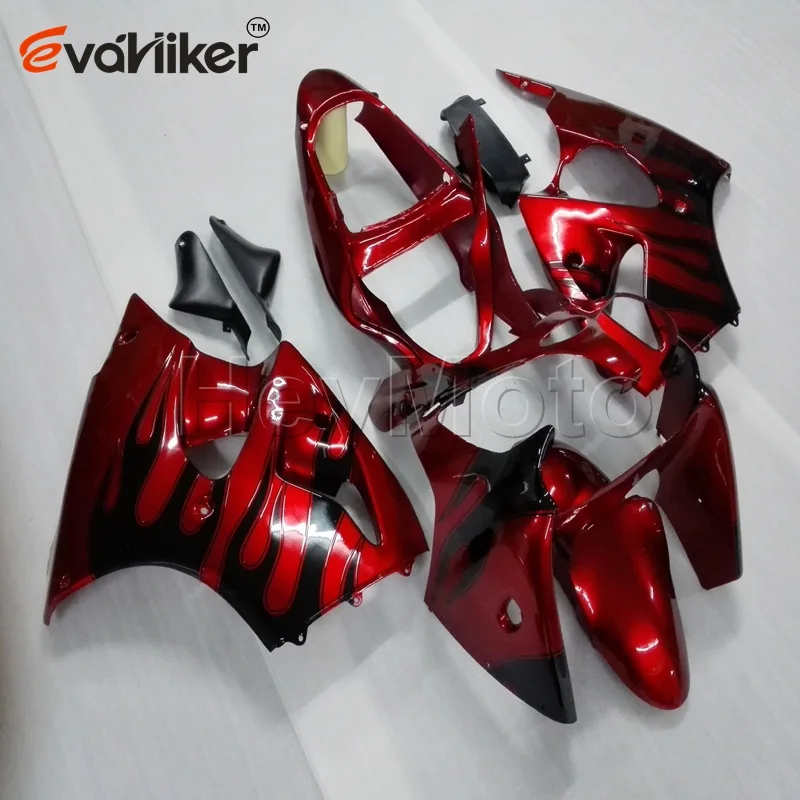 ABS fairing for ZX6R 2000 2001 2002 00 01 02 black ZZR600 2005 2006 2007 2008 05 06 07 08 Injection mold