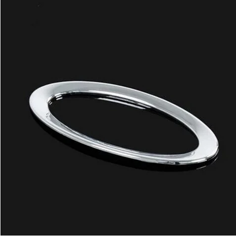 Car-styling Steering Wheel ABS Chrome Logo Ring for Ford Focus Fiesta Ecosport KUGA new Mondeo Escort EDGE Auto Accessories