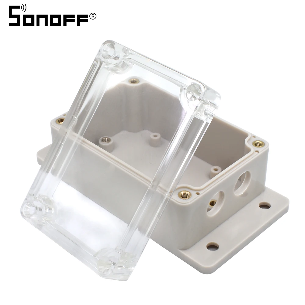 Sonoff IP66กันน้ำ Weatherproof Junction กันน้ำสำหรับ Basic/Pow/Dual/TH10/TH16คริสต์มาสต้นไม้ไฟ