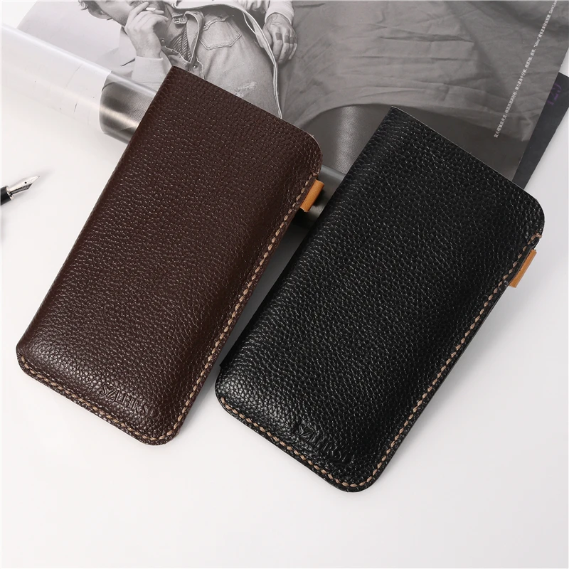 High Quality Phone bag Drop Protection Case Genuine Leather Cover for Caterpillar Cat S61 Cat S62 Pro S42 (S32) S52 S41 S31 S60