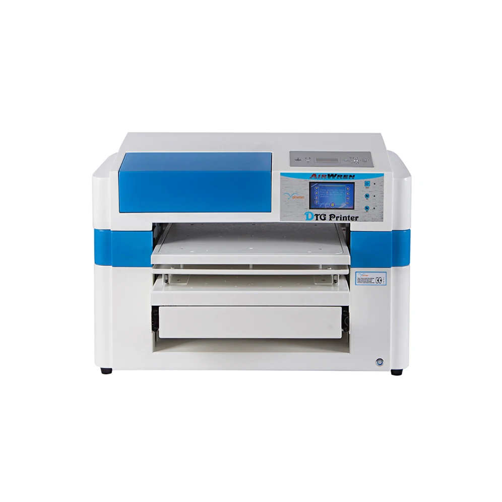 Airwren A2 Direct to Garment DTG Printer Flatbed Digital T-shirt Printing Machine