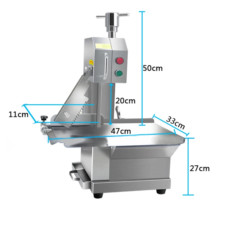 Commercial Bone Cutter Electric Meat Sawing Machine Pig Feet Beef Bone Cutting Machine Saws