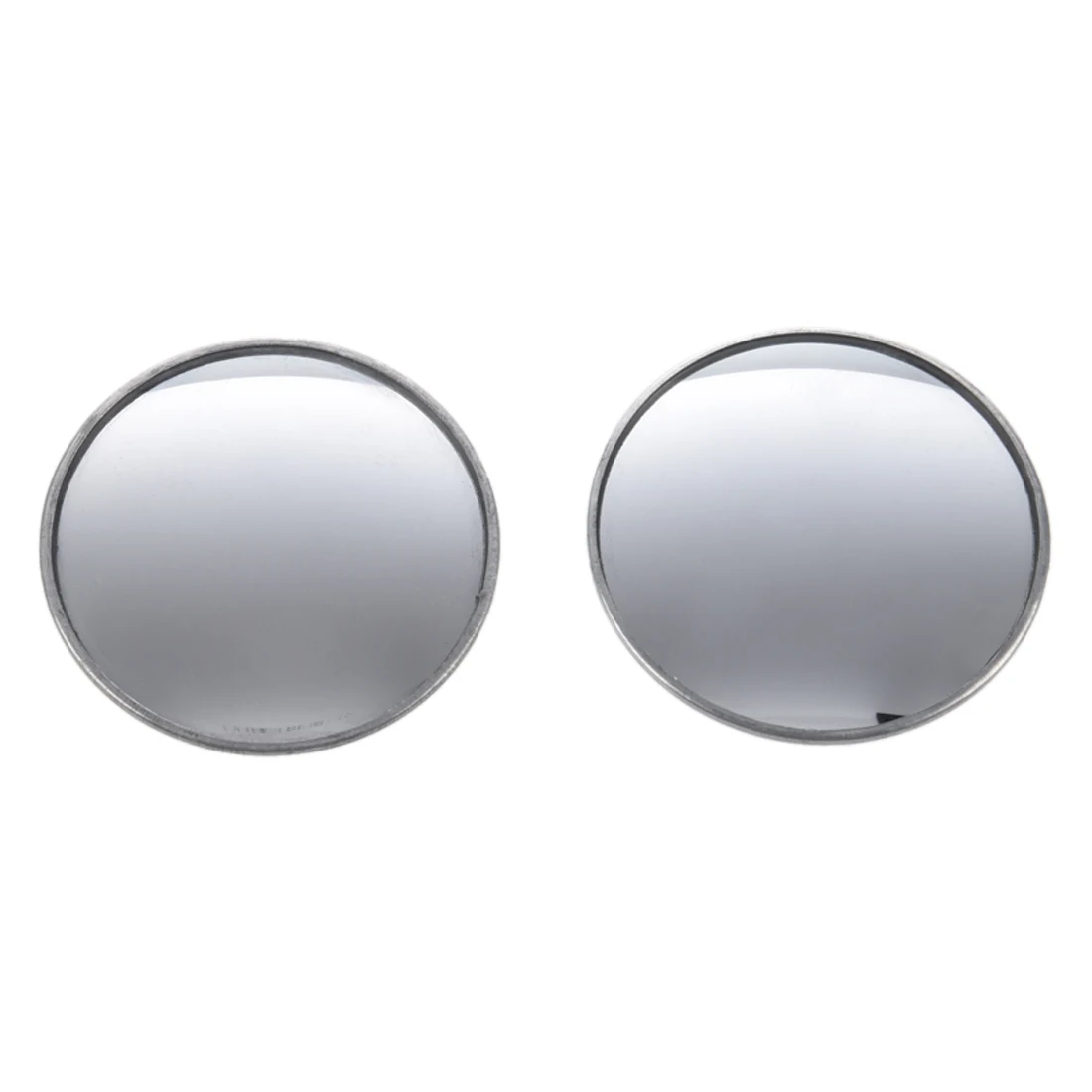 AUTO 2 Pcs Round Stick-On Convex Blind Spot Mirror Set