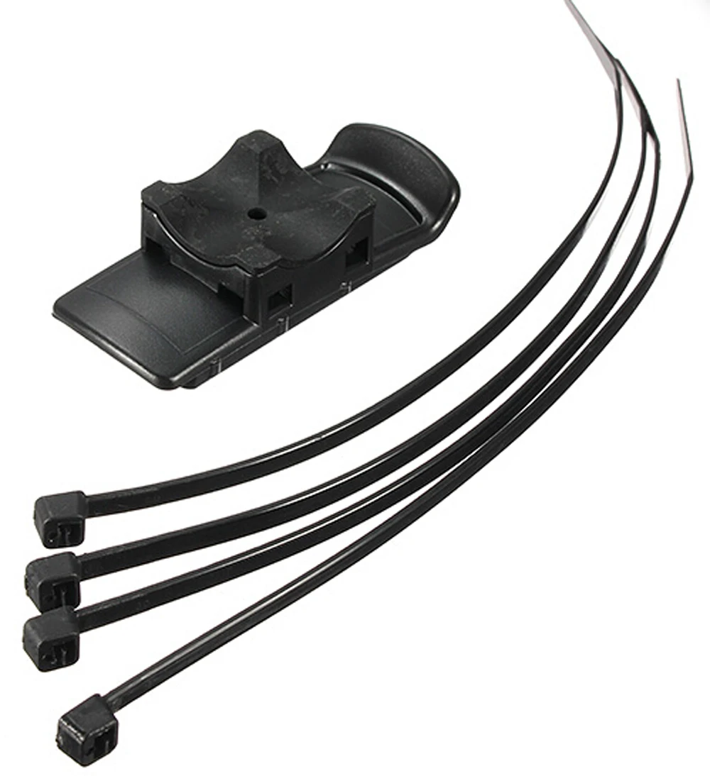 Generic Quick Release Bike Handlebar Mount for Garmin eTrex 10 20 30 Dakota OREGON GPSMAP 62S RINO with Cable Ties Black Color