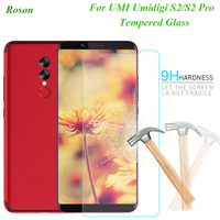 Roson for UMIDIGI S2 Pro / S2 Lite Tempered Glass 9H 2.5D Premium Screen Protector Film For Umi S2 6.0\