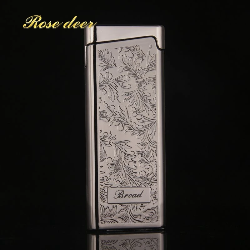 Windproof Cigar Cigarettes Refillable Gas Lighters Gadgets for Man Metal Smoking Pipe Torch Lighter NO GAS Flame Lighter