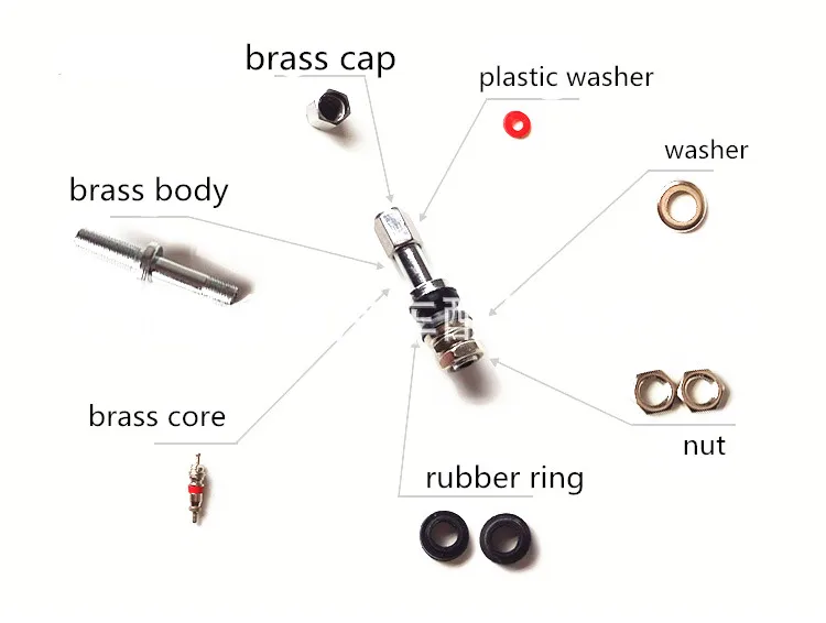 4pc short Bolt in Tire Valve Stems Chrome Metal High Pressure Flush With Stem Caps 45 90 DEGREE ANGLE TR38/TR48