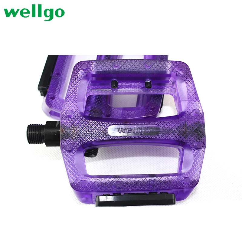 Wellgo MTP B109P Translucent Jelly Bicycle Pedal, Non-slip, Mountain Bike Parts, B223P, B109P